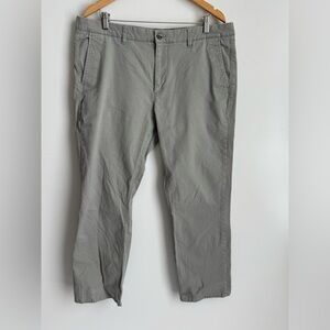 Hawker Rye Gray Blue Dress Pant Chino 38 x 30 Cotton Business straight leg relax